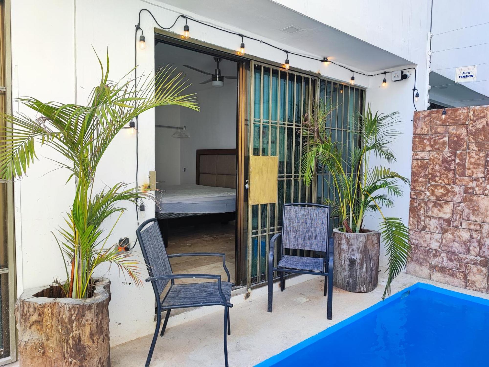 Apartamento Recámara 1 Nachi Cocom Cancún Exterior foto